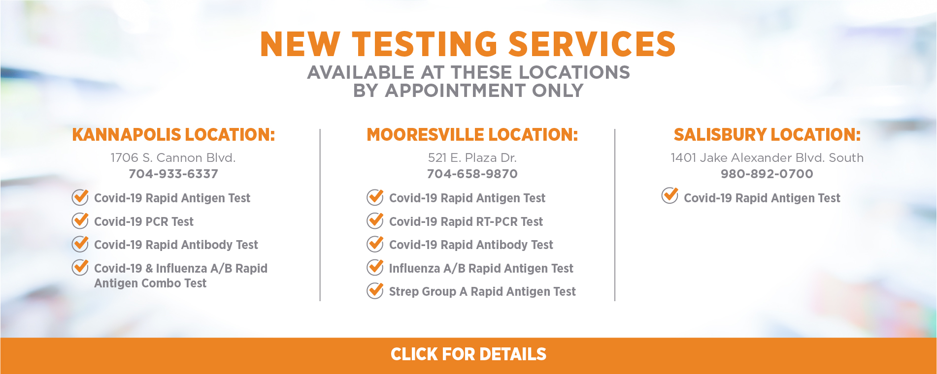 New Testing Services