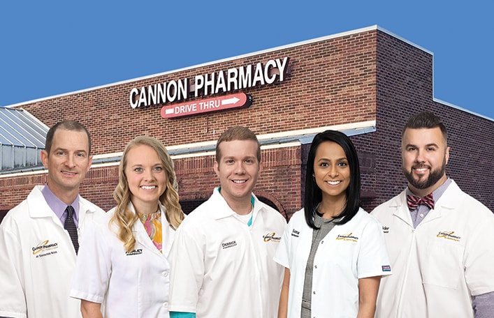 the staff at cannon pharmacies at 1706 south cannon boulevard in kannapolis, north carolina